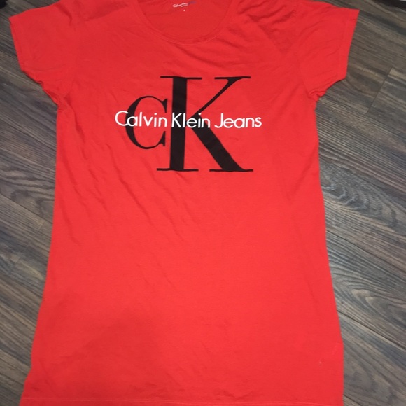 Calvin Klein Jeans T-Shirt Dress - Picture 1 of 4